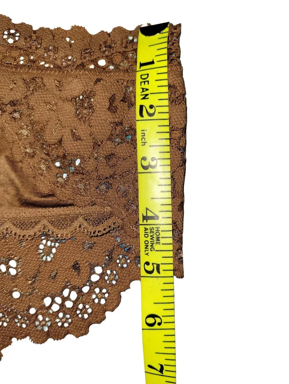 Victoria's Secret Body By Victoria Lace Back Hipster Panty Brown Size Large NWOT